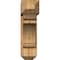 Ekena Millwork Olympic Craftsman Rough Sawn Bracket w/ Offset Brace, Western Red Cedar, 8"W x 28"D x 28"H BKT0806X28X28OLY04RWR - alternate 2